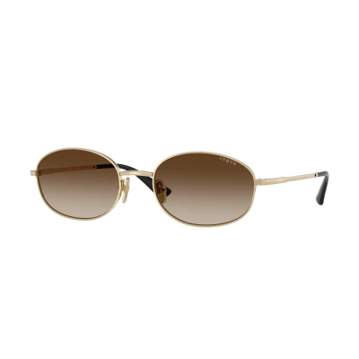 Image of Vogue Eyewear Sunglasses Pale goldcoloured, Women&#039;s, Size: 56, gold coloured