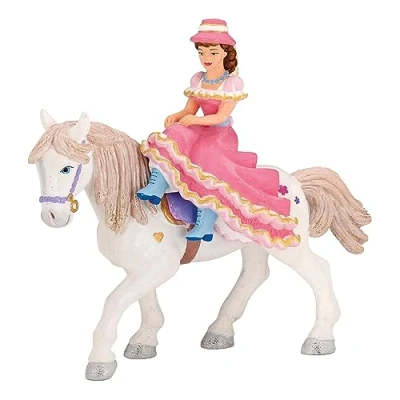 Image of Papo ENCHANTED WORLD Animals Figurine, 39074 Horsewomen with hat, Multicolour