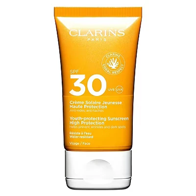 Image of Clarins Youth protecting Sunscreen High Protection SPF30 50ml