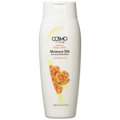 Image of Cosmo Skin Naturals Perfumed Body Lotion Caribbean Lily 400ml