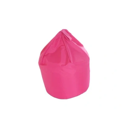 Image of Child Size Indoor/Outdoor Bean Bag With Beans Hot Pink
