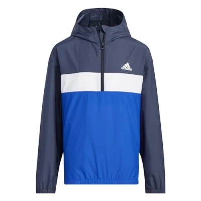 Image of adidas Performance Anorak Unisex Windbreaker for kids, Size: 7 8y, Legend ink