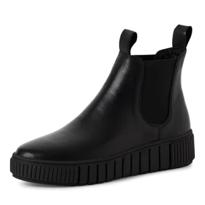 Image of Tamaris Women&#039; 1 25403 43 Chelsea Boot, Black (Black Leather), 7.5 UK