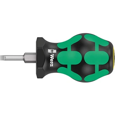 Image of Wera 05008840001 335 Stubby/Carburetor Screwdriver 0,6 x 3,5 25 mm