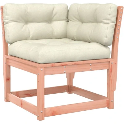 Image of vidaXL Garden Sofa Corner with Cushions 73x73x78 cm Solid Wood Douglas