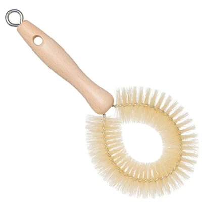 Image of Redecker 531020 Wine Glass Brush with Wooden Handle
