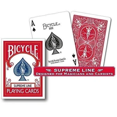 Image of Bicycle Playing cards Supreme Line Red back