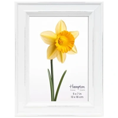 Image of inspire By Hampton PALOMA 5x7 (13x18cm) White Picture Photo Frame Glass IBH PAL301957W