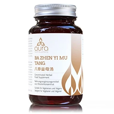 Image of Ba Zhen Yi Mu Tang 八珍益母丸 (Eight Treasure Motherwort), 5:1 Concentration Ratio, 4 9x More Concentrated Than Other Brands, Vegan Friendly, Gluten Free, Non GMO, Authentic Natural Herbs, 60 Tablets