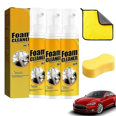 Image of All Around Master Foam Cleaner, Cleaner Spray, Multipurpose Multifunctional Car Powerful Stain Remover (100ML, 3Pcs)