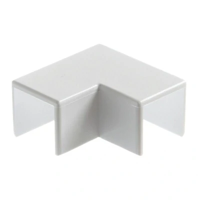 Image of MK Electric YAF1BQWHI ABS Trunking 90DEG Flat Angle 16 x 16mm