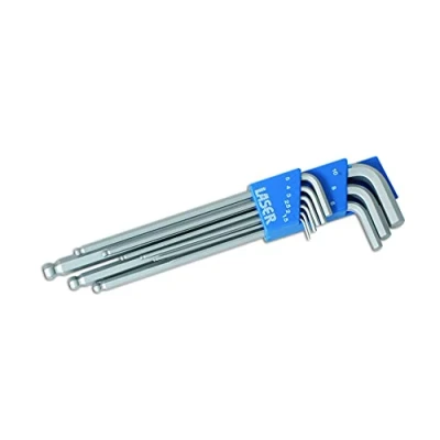 Image of Laser 2220 Extra Long Ball End Hex Key Set 9pc