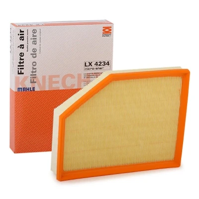 Image of 31368022 Air Filter MAHLE ORIGINAL LX 4234 51,0mm 232mm 297,0mm Insert VOLVO: V40 Hatchback