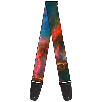Image of Buckle Down GS W34571 &quot;Supernova Space Collage&quot; Guitar Strap