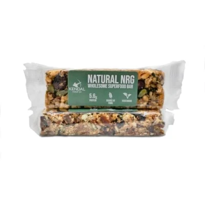 Image of Natural Superfood Energy Bar Honey, Oats, Dried Fruits, Choc Chunks &amp; Superseeds 6g Protein Made Fresh (54 Bars, Superfood: Fruits Superseeds)