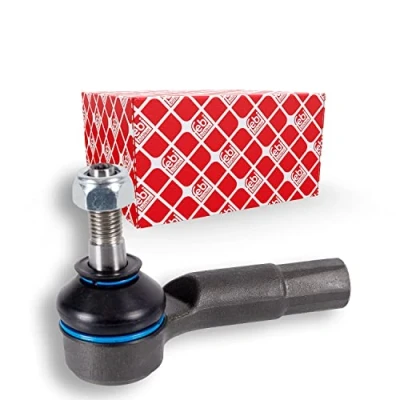 Image of 8Z0419811A Track rod end FEBI BILSTEIN 38947 Front Axle Left with lock nuts AUDI: A2