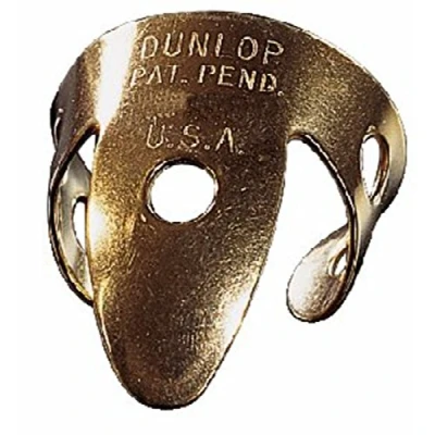Image of Dunlop 37R.013 Brass Fingerpicks, .013&quot;, 20/Tube