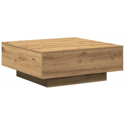 Image of vidaXL Coffee Table Artisan Oak 80x80x31 cm Engineered Wood