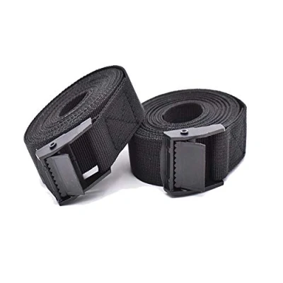 Image of Ratchet Tie Down Straps 3M x 25mm, 2 Pack Heavy Duty Lashing Adjustable Cam Buckle Tensioning Belts for Motorcycle, Cargo, Trucks,Trailer,Luggage