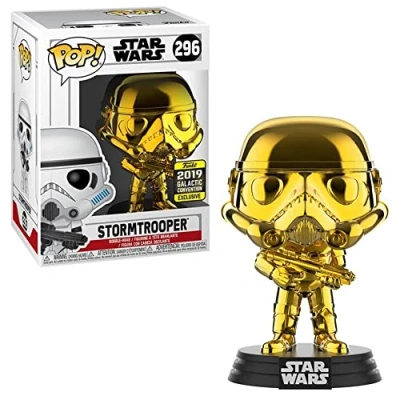Image of Funko Pop! Star Wars: Chrome Stormtrooper 2019 Galactic Convention
