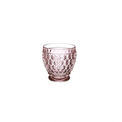 Image of Villeroy &amp; Boch Boston Coloured Shot Glass Rose No. 1173093654 and Set of 4 EKM Living Stainless Steel Straws