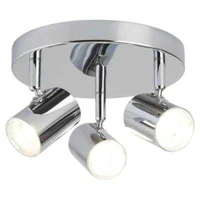 Image of Rollo Integrated LED 3 Light Spotlight Chrome