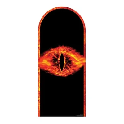 Image of Star Cutouts SC4555 Lord of The Rings Eye Sauron Backdrop Single Cardboard Cut Out Height 185cm