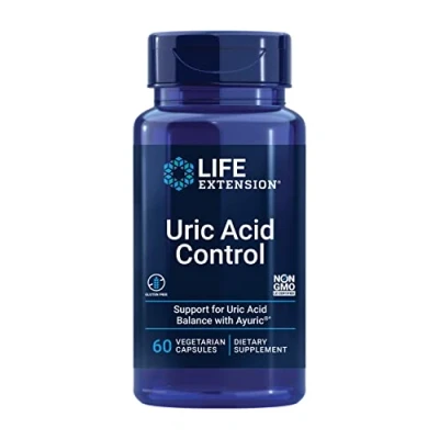 Image of Uric Acid Control 60 Capsules Life Extension