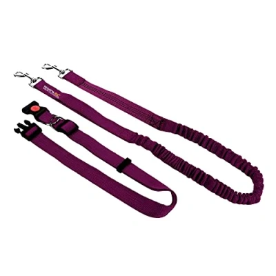 Image of Regatta Reflective Shock Absorbing Hardwearing Waist Belt Jogging Hands Free Running Dog Lead, One Size