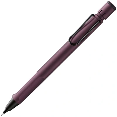 Image of LAMY safari scarlet Mechanical Pencil with ergonomic grip &amp; body made of robust ASA plastic ideal for drawing writing including M 41 fine line refill 0.5 mm eraser tip