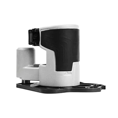 Image of JCB Offset Router Base, Use with 18V Router. Aluminium Distance of 18.5mm for Edge to Bit Centerline, Non Slip Body Grip