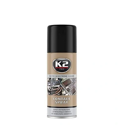 Image of K2 Contact Spray Electrical Cleaner &amp; Degreaser Spark Plugs, Breakers, Cables, Contacts, Fuses Corrosion Protection 400 ml