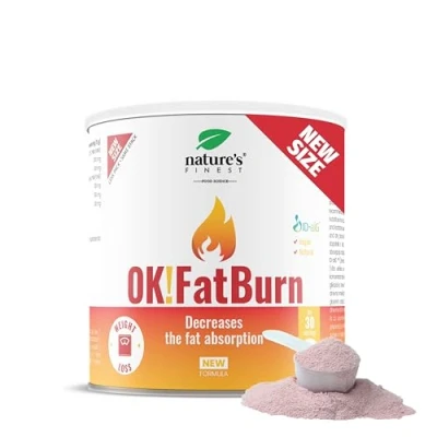 Image of Nature&#039;s Finest by Nutrisslim OK!Fatburn: Carb Blocker for Men &amp; Women, Gluten Free Weight Loss Supplement L Carnitine, ID alG, Tyrosine Vitamin C Fat Burning (5)