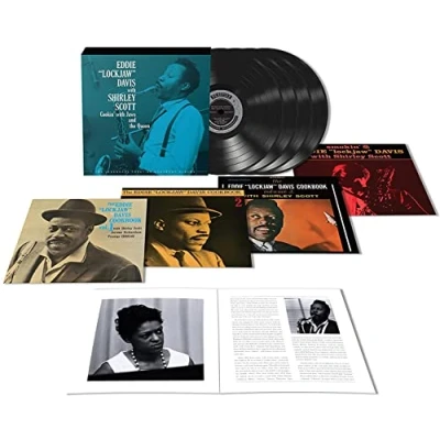 Image of Eddie &#039;Lockjaw&#039; Davis Cookin&#039; With Jaws And The Queen: Legendary Prestige Cookbook Albums 180g Sealed 2023 USA vinyl box set CR00540