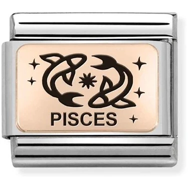 Image of Nomination Rose Gold Pisces Charm