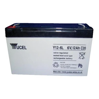 Image of YUASA Y12 6L BATTERY LEAD ACID 6V 12AH YUCEL [1] Pro Series (Epitome Verified)