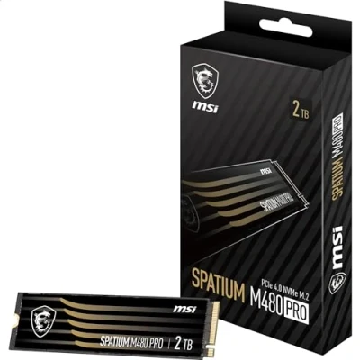 Image of MSI 2TB M.2 Solid State Drive Spatium M480 PRO (PCIe Gen 4.0 x4/NVMe 1.4)