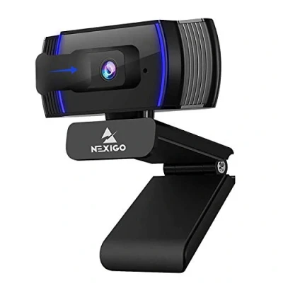 Image of NexiGo N930AF AutoFocus Webcam with Stereo Microphone, Software Control and Privacy Cover, 1080p FHD USB Web Camera, Compatible Zoom/Skype/Teams/Webex, PC Mac Desktop