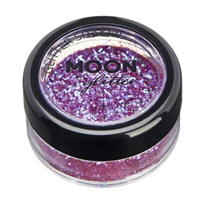 Image of Iridescent Glitter Shakers by Moon Purple Cosmetic Festival Makeup for Face, Body, Nails, Hair, Lips 5g