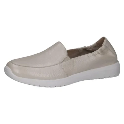 Image of CAPRICE Women&#039;s 9 24708 42 Loafer Flat, White Orange, 6 UK