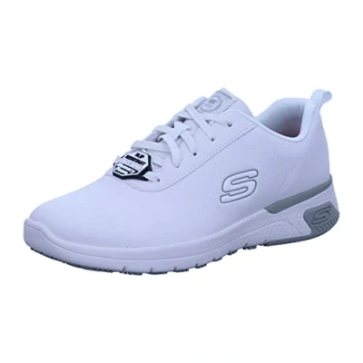 Image of Skechers Women&#039;s Marsing Gmina Health Care Professional Shoe, White, 2 UK