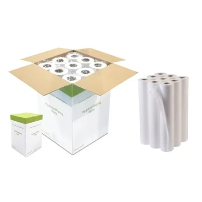 Image of White 20&quot; Couch Roll 40 Metres 9 Rolls Per Case