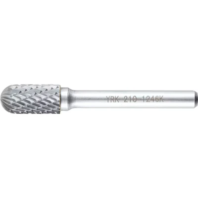 Image of York 10MMX19MM Cylindrical Ball Nosed Carbide Burr Dbl CU