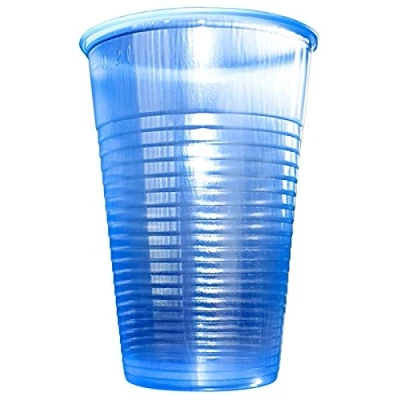Image of 2000 x Disposable Blue 7oz Water Cups Perfect for Coolers