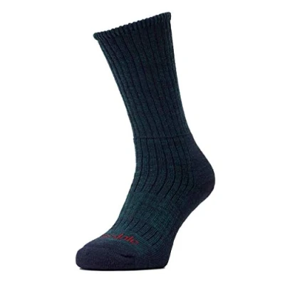 Image of 1 Pair Navy Comfort Trekker Socks For All Day Trekking and Hiking Men&#039;s 9 11.5 Mens Bridgedale
