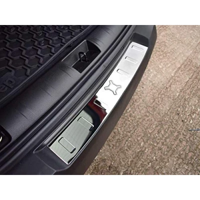 Image of Chrome Rear Bumper Protector Scratch Guard Fits Renegade [2014+]