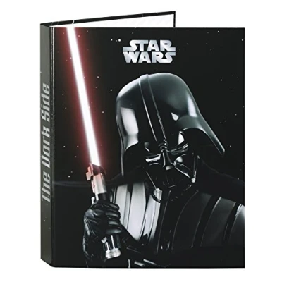 Image of Star Wars Cardboard Folder with 4 Rings (Safta 511501067)