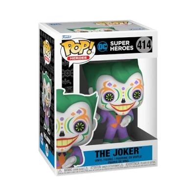 Image of Funko POP! Heroes: Dia De Los DC the Joker Comics Collectable Vinyl Figure Gift Idea Official Merchandise Toys for Kids &amp; Adults Comic Books Fans Model Collectors