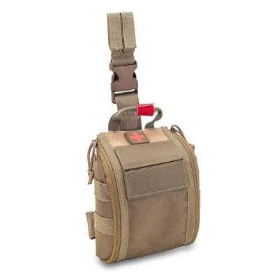 Image of Leg First Aid Kit, Emergency Medium size, Coyote colour, Fast&#039;s, Elite Bags