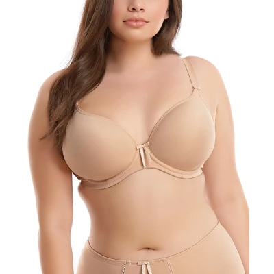 Image of Elomi Women&#039;s Plus Size Bijou Underwire Banded Molded Bra, Beige (Sand), 44E